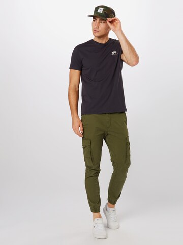 ALPHA INDUSTRIES Regular Fit Bluser & t-shirts i grå