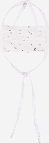 Stoffmaske 'cute bows' di Mr. Little Fox in bianco: frontale