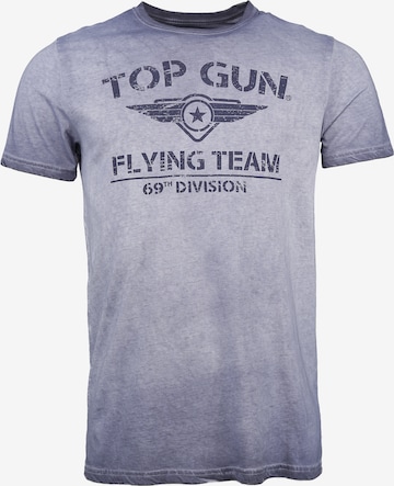 TOP GUN Shirt 'Ease' in Blauw: voorkant