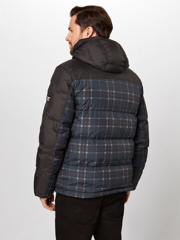 Veste d’hiver 'Cortex' Superdry en noir : derrière