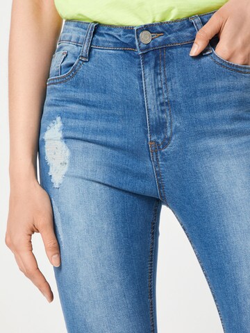 Skinny Jeans 'SINNER CLEAN DISTRESSED SKINNY' de la Missguided pe albastru