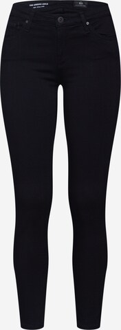 AG Jeans Skinny Jeans 'Legging Ankle' in Zwart: voorkant