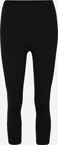 Skinny Pantaloni sport de la NIKE pe negru: față