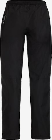 VAUDE Regular Athletic Pants 'Escape 2.5L' in Black