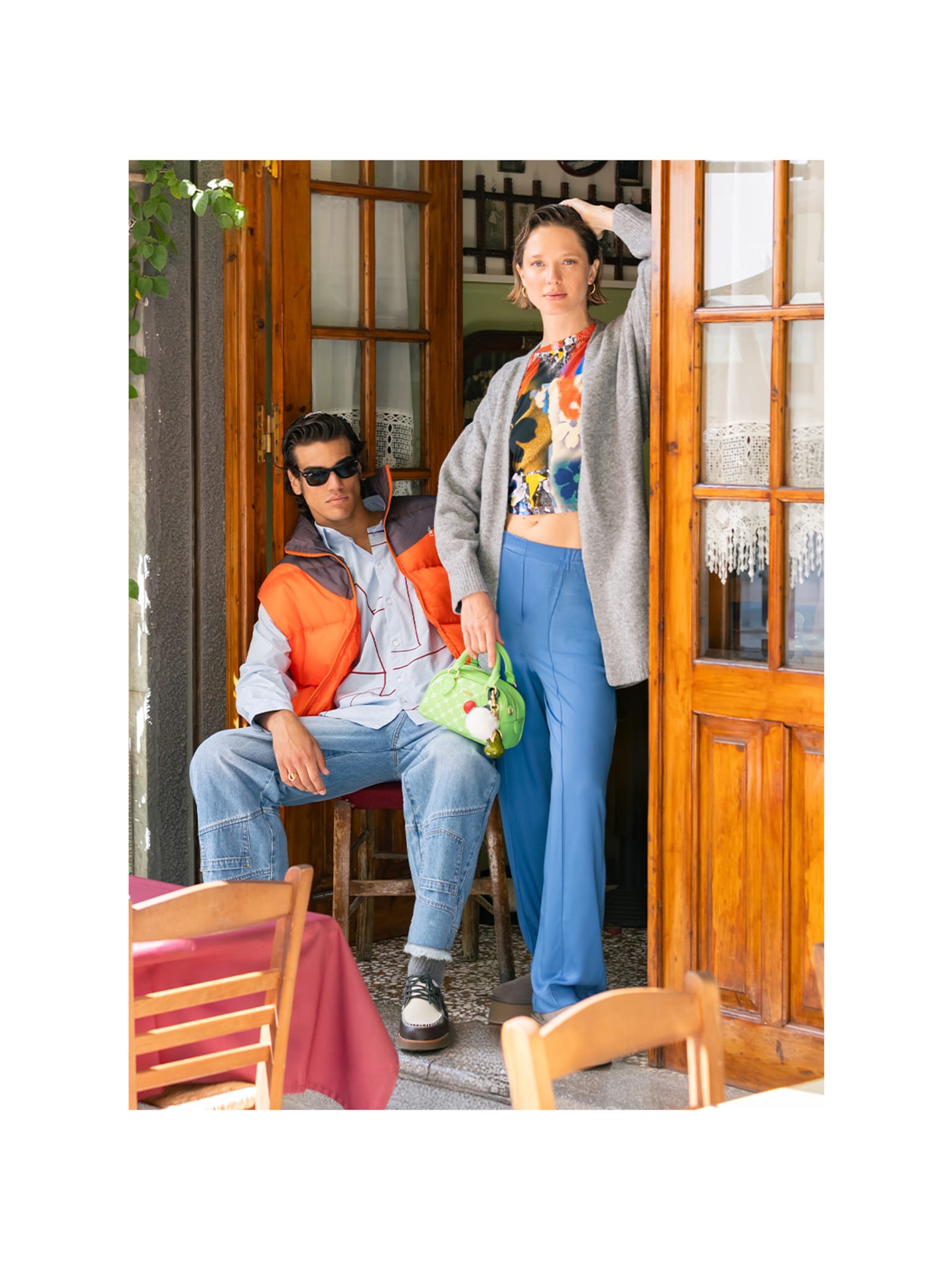George - Vest And Jeans Look