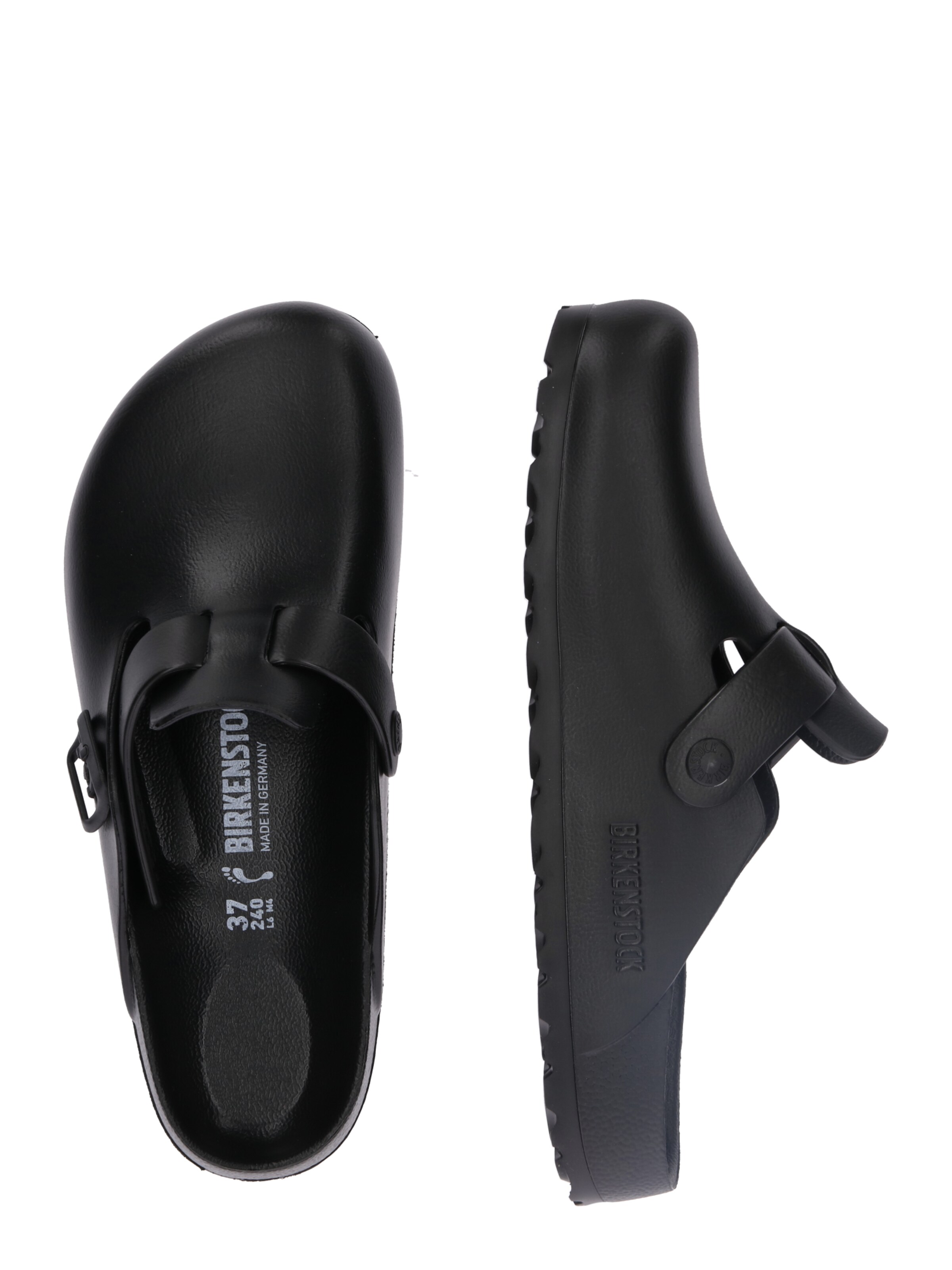 BIRKENSTOCKKlompe 'Boston' - crna boja: bočni dio