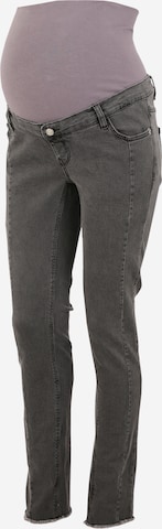 Esprit Maternity Slimfit Jeans in Grijs: voorkant