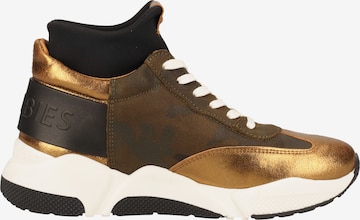 SHABBIES AMSTERDAM High-Top Sneakers in Gold