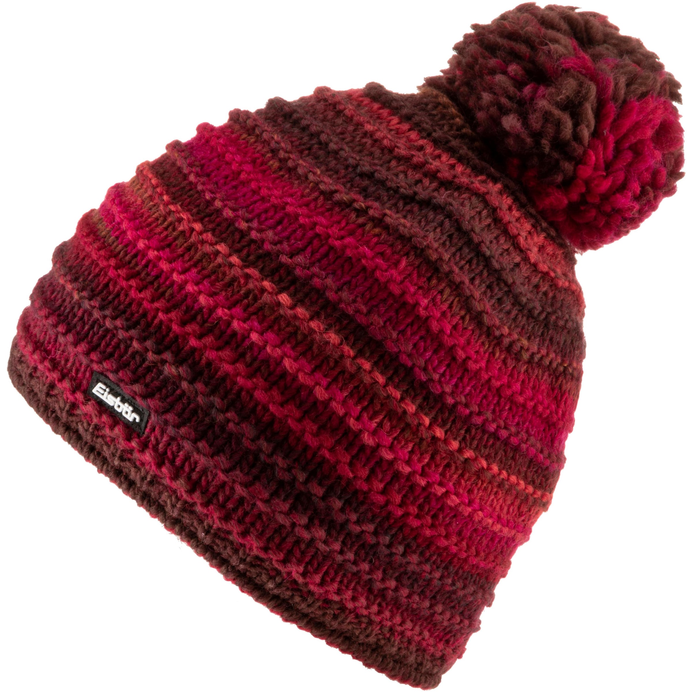 Eisbär Mütze 'Mikata' in Rot: Vorderseite