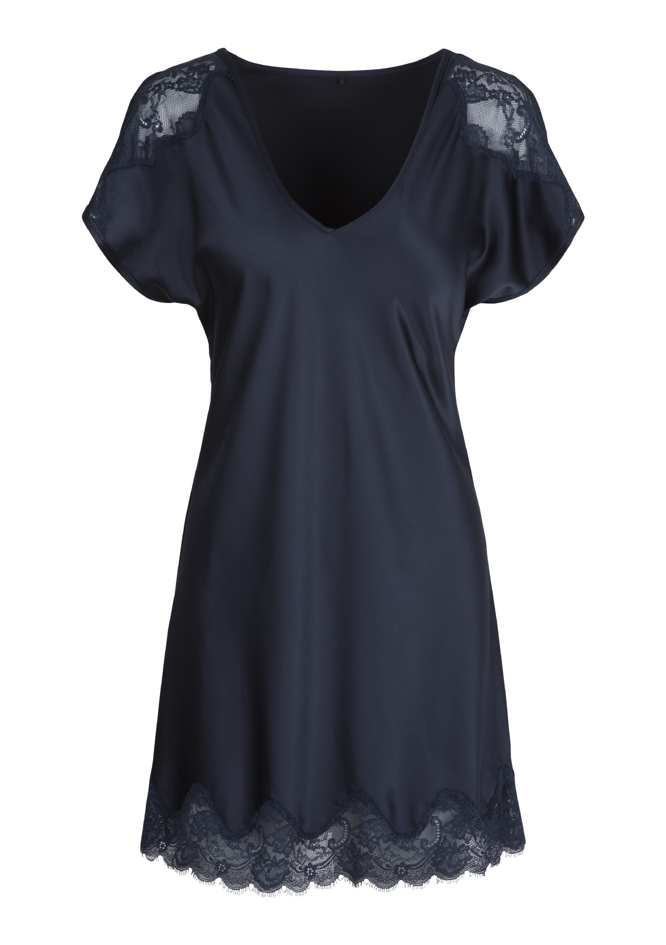 LingaDore - Nachthemd 'SHIMMER' in de kleur Blauw
