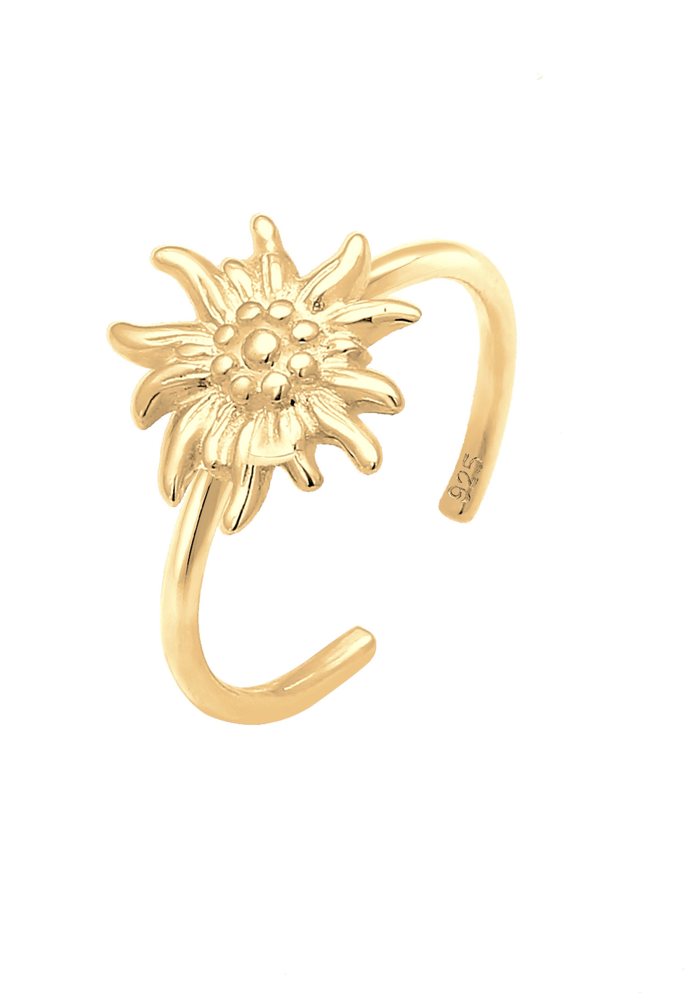 ELLI Ring 'Edelweiss' in Gold