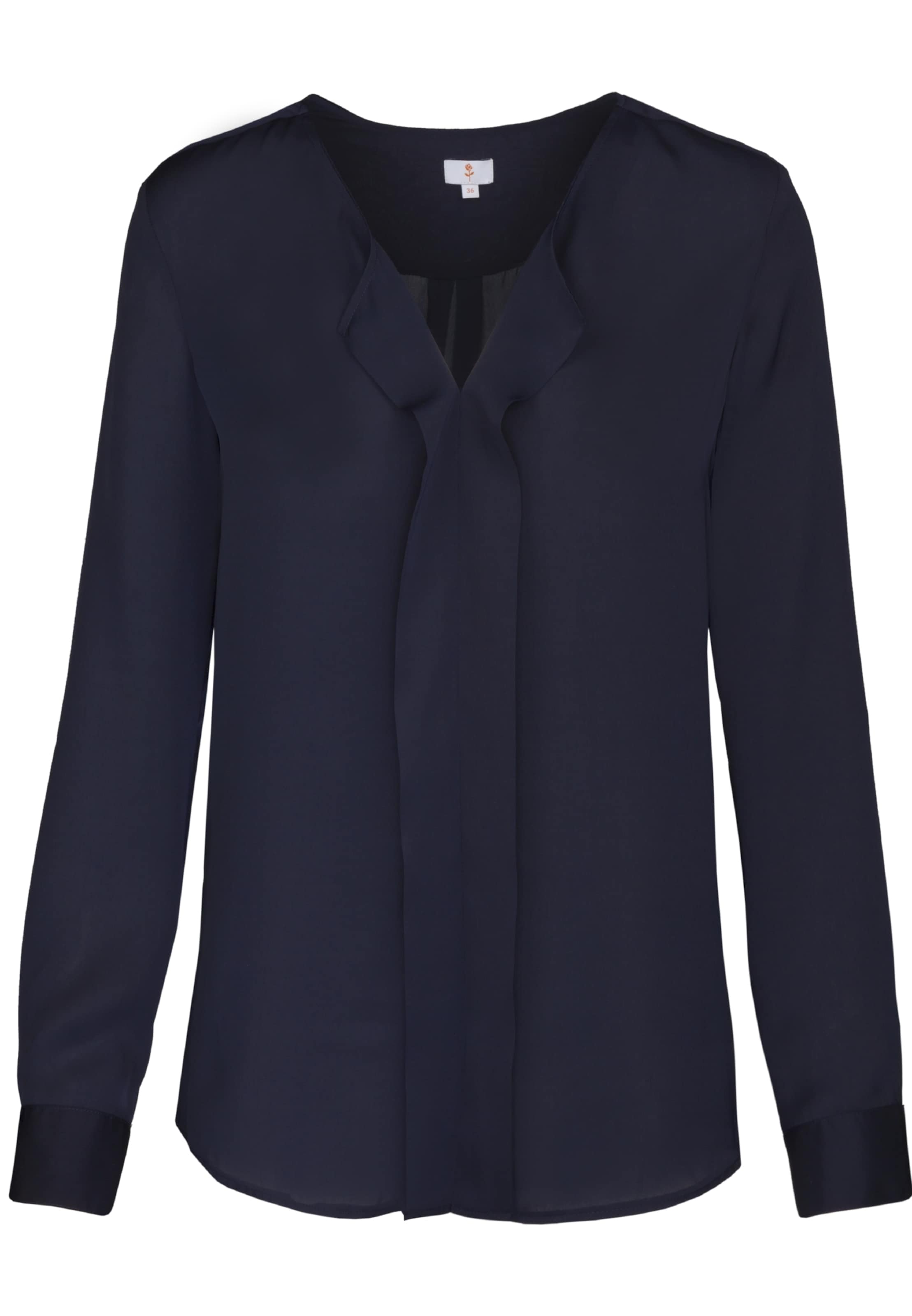 SEIDENSTICKER Blouse 'Schwarze Rose' in Blue: front