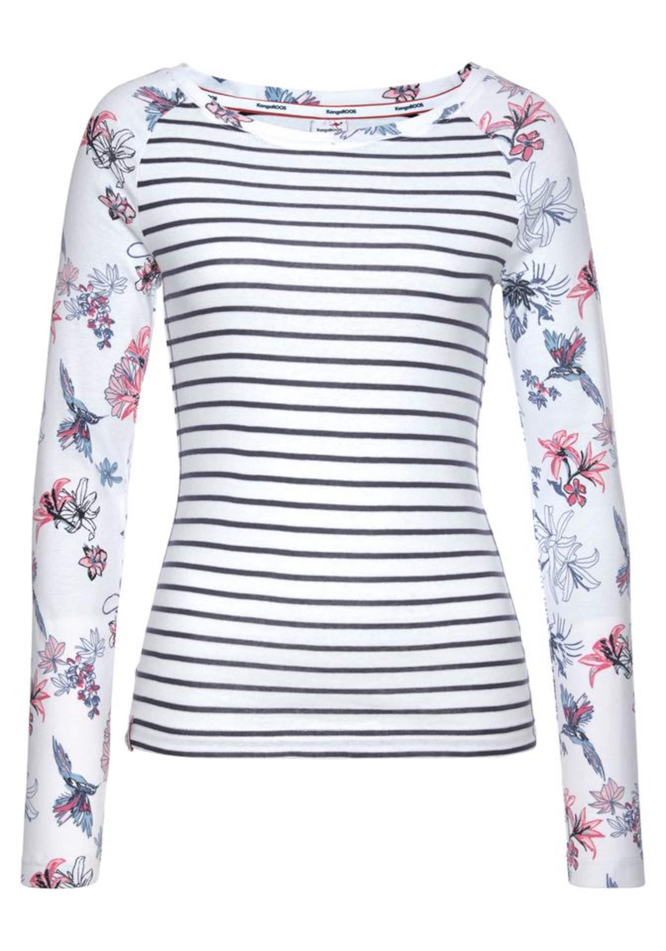 KangaROOS Shirt in Weiß: Vorderseite