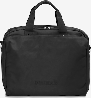 Picard Laptop Bag in Black: front