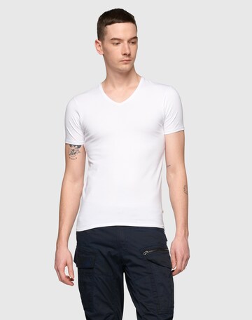 T-Shirt SCOTCH & SODA en blanc : devant