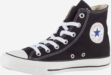melns CONVERSE Augstie brīvā laika apavi 'CHUCK TAYLOR ALL STAR CLASSIC HI': no priekšpuses
