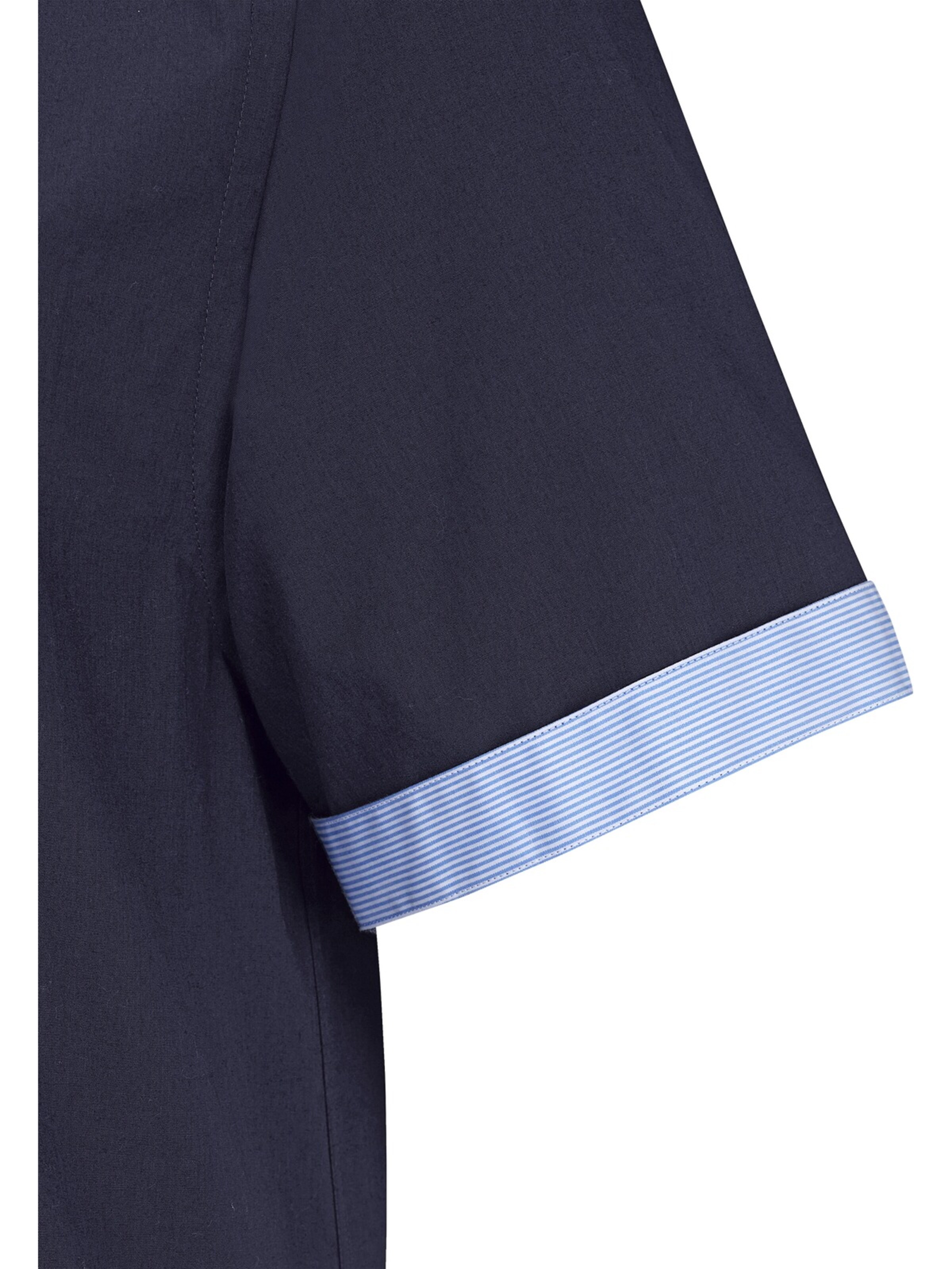 Jan Vanderstorm Comfort Fit Hemd ' Fynnjard ' in Blau