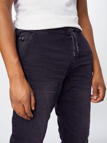 TOM TAILOR DENIM Slimfit Jeans in Zwart