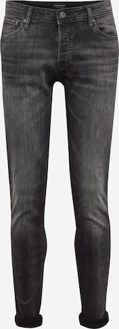 JACK & JONES Slimfit Jeans 'Glenn' in Zwart: voorkant