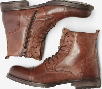 JACK & JONES Lace-Up Boots in Brown