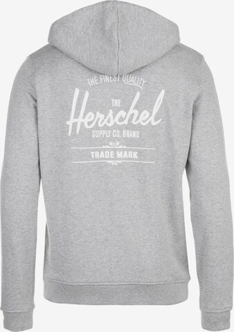 Herschel Zip-Up Hoodie in Grey