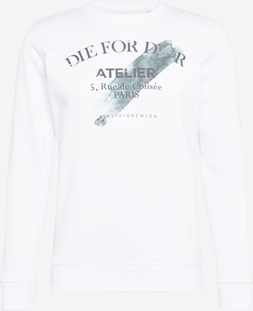 Coupe regular Sweat-shirt EINSTEIN & NEWTON en blanc : devant