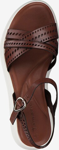 TAMARIS Strap Sandals in Brown