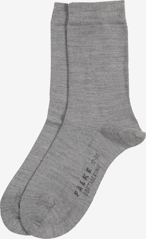 FALKE Socken 'Softmerino' in Grau: predná strana