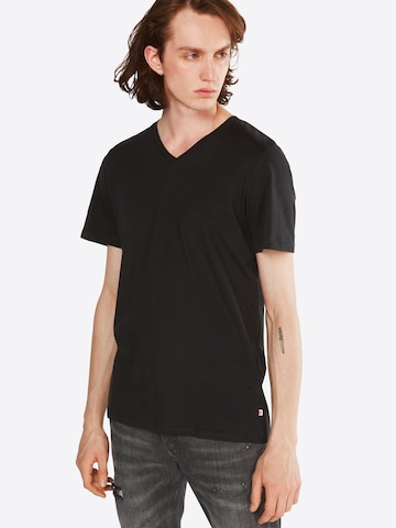 JACK & JONES Shirt 'Plain' in Zwart: voorkant