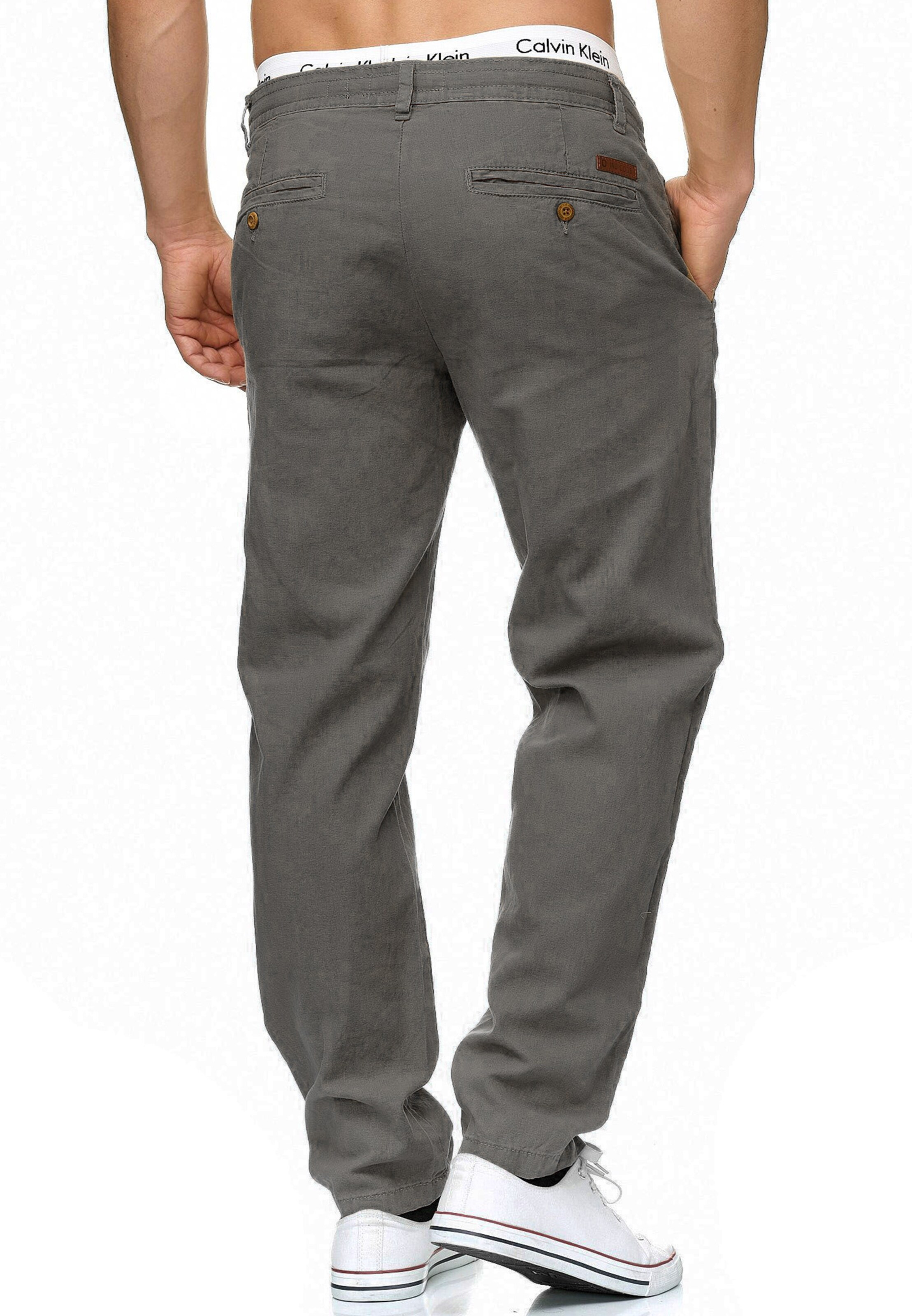INDICODE JEANS Regular Chino 'Veneto' in Grijs