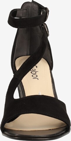 GABOR Strap Sandals in Black