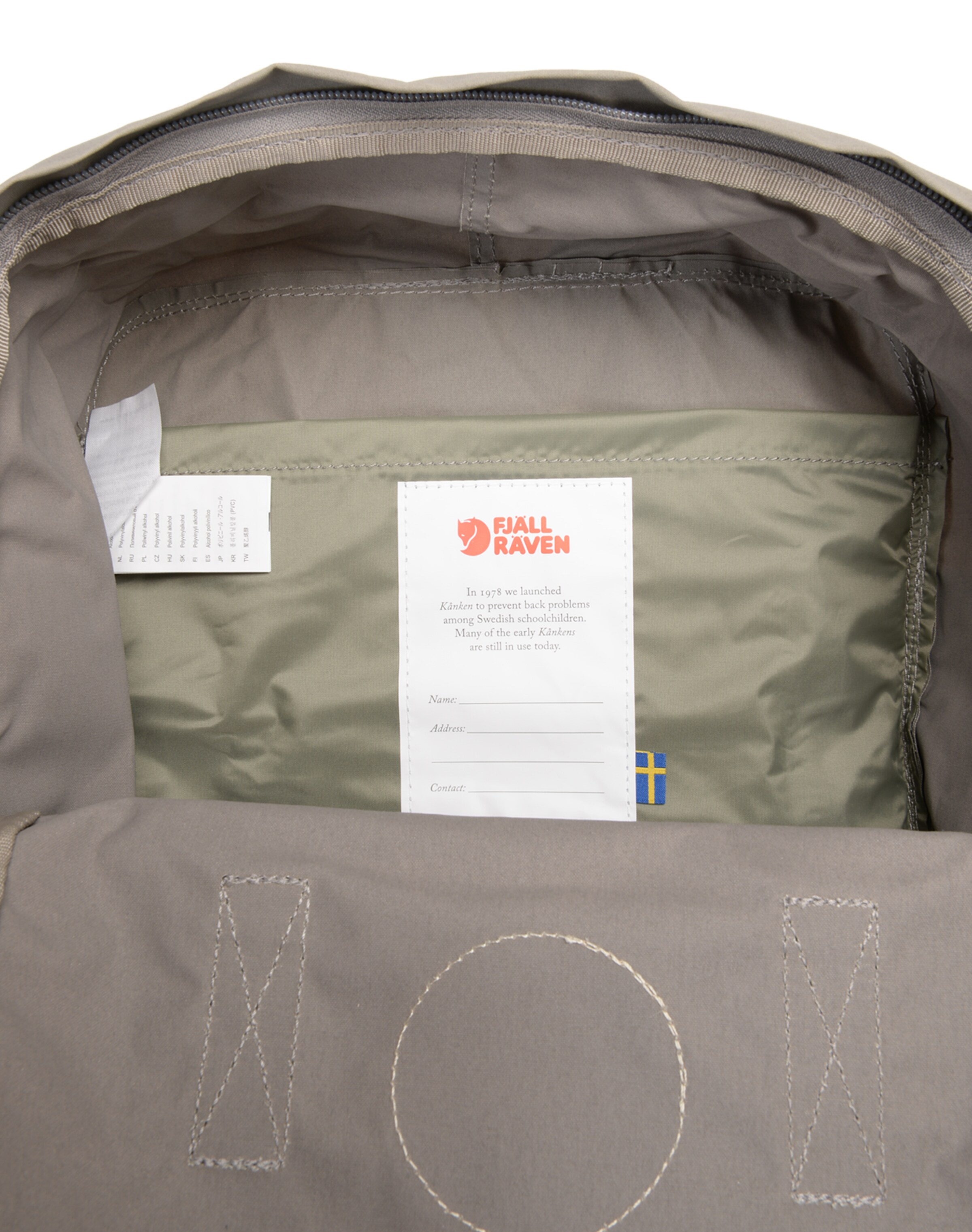 Fjällräven Backpack 'Kanken' in Grey