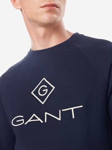 GANT Regular fit Sweatshirt 'Lock Up' in Blauw