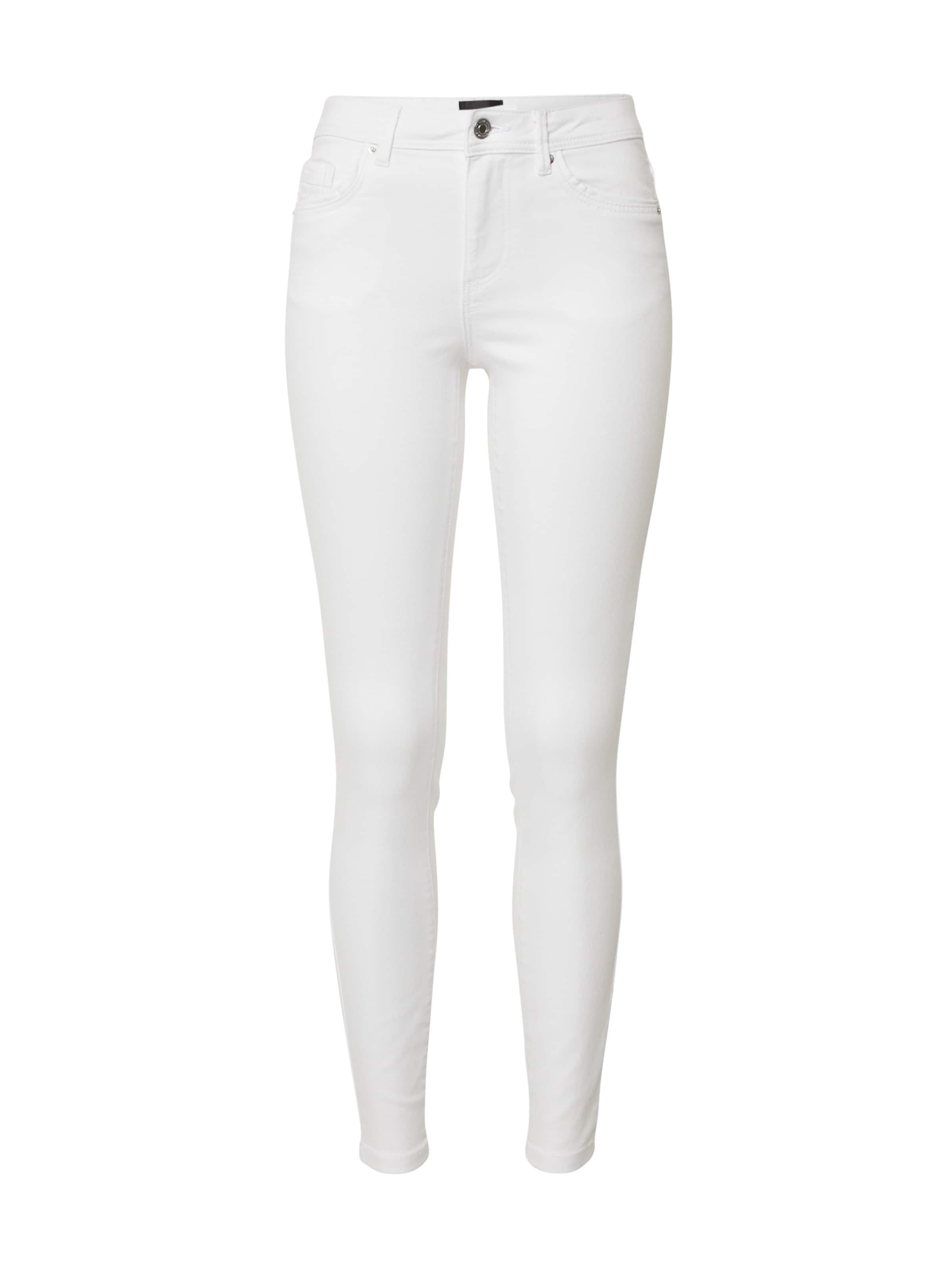 VERO MODA Скинни Джинсы 'Tanya' в Белый: спереди