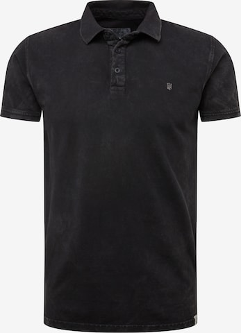 Tricou 'Abbortsford' de la INDICODE JEANS pe negru: față