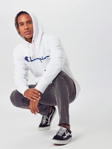 Champion Reverse Weave Regular Fit Sweatshirt in Weiß