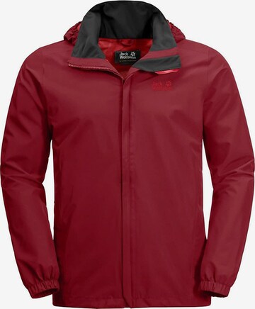 JACK WOLFSKIN Outdoor jacket 'Stormy Point' in Red: front