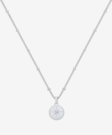 ELLI PREMIUM Ketting 'Astro' in Zilver: voorkant