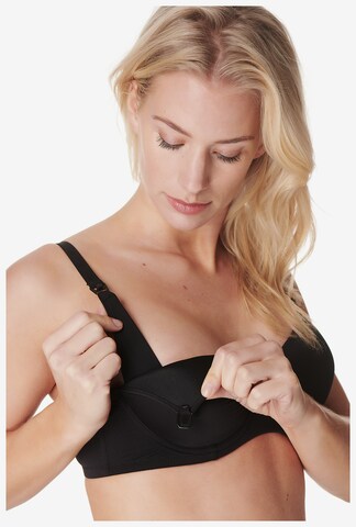 Noppies T-shirt Nursing Bra 'Honolulu' in Black