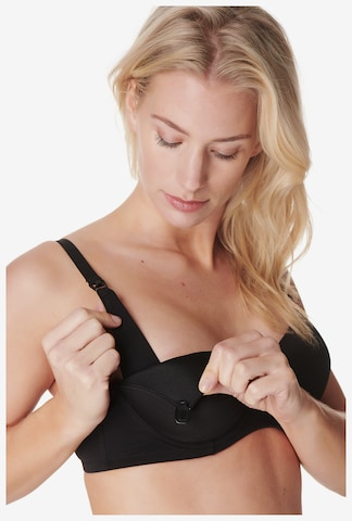 Noppies T-shirt Nursing Bra 'Honolulu' in Black