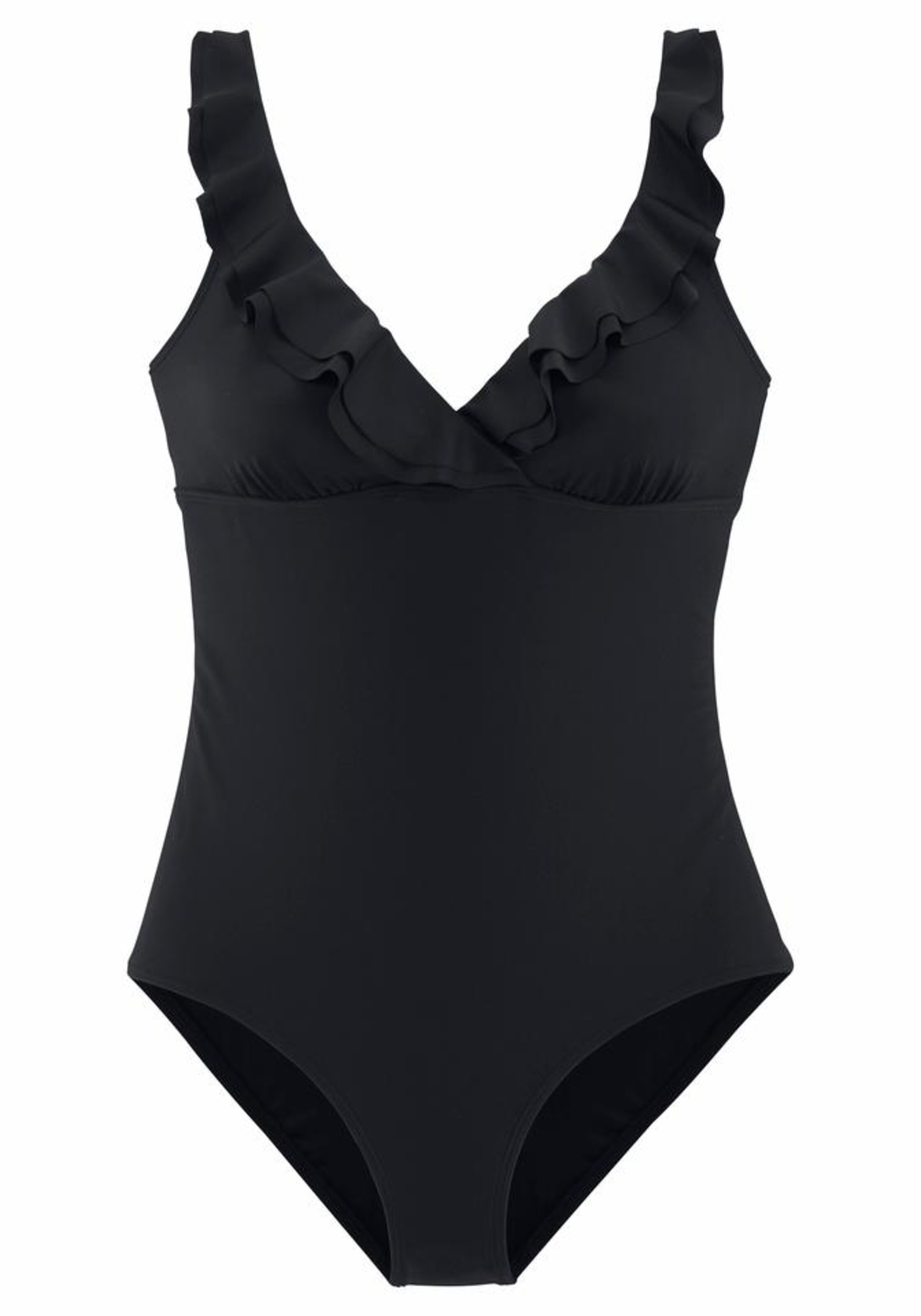 JETTE - Traje de baño en negro: frente