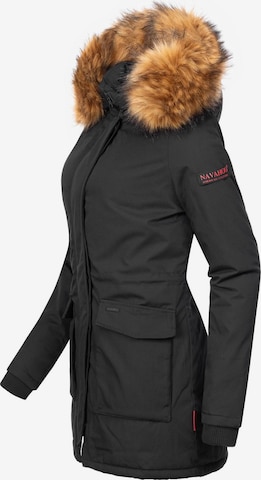 NAVAHOO Winter Coat 'Schneeengel' in Black