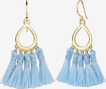 ELLI Earrings 'Boho' in Blue: front