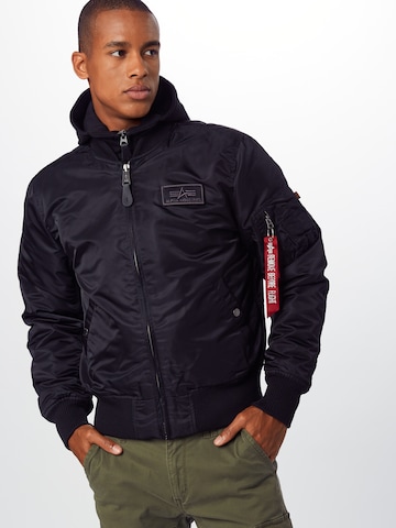 ALPHA INDUSTRIES Jacke 'MA-1 D-Tec' in Schwarz