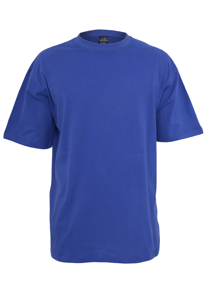 Plus size Mężczyźni Urban Classics Koszulka w kolorze Niebieskim 