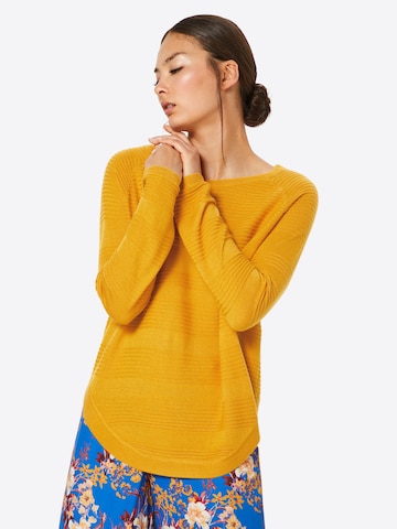 Pull-over 'CAVIAR' ONLY en jaune : devant