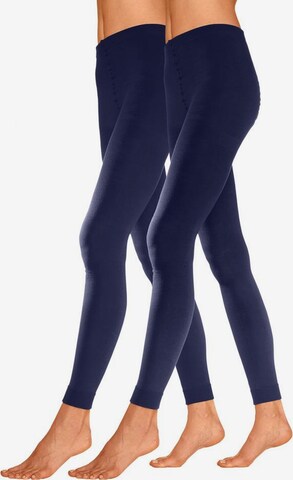 Skinny Leggings LAVANA en bleu : devant