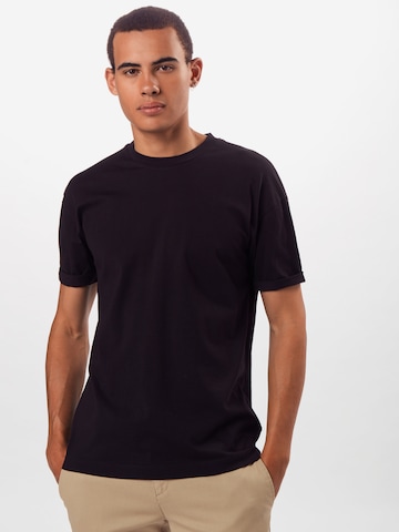 Coupe regular T-Shirt 'Thilo' DRYKORN en noir : devant