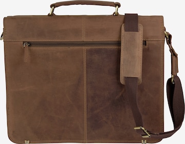 GREENBURRY Document Bag in Brown