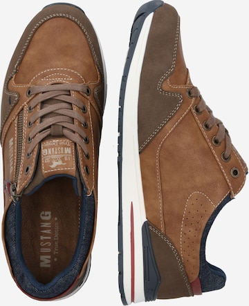 MUSTANG Athletic Lace-Up Shoes in Brown